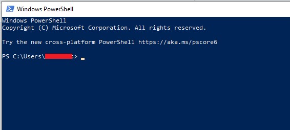 windows PowerShell
